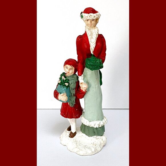 Vintage Lemax Tiny Holiday People Figurines: Christmas Decor - Picture 7 of 10